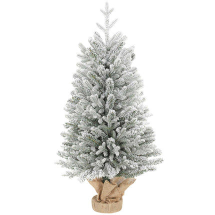 Umělý vánoční stromek 90 cm – zasněžený, 486 větviček