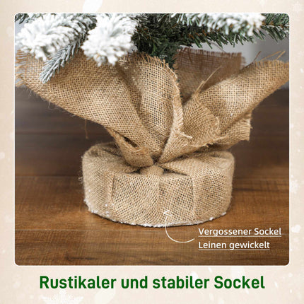 Umělý vánoční stromek 90 cm – zasněžený, 486 větviček