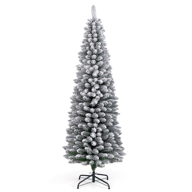 Umělý vánoční stromek, zasněžený, 180 cm, PVC