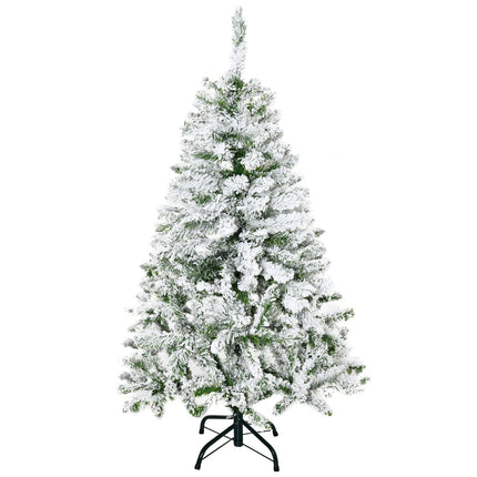 Umělý vánoční stromek 120 cm se sněhem a 200 větvičkami