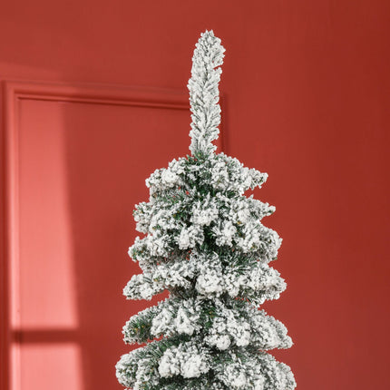 Artificial Christmas tree 210cm with snow and metal stand