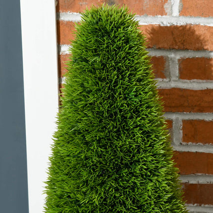 Umělé cypřiše s mechem – sada 2 ks, 90 cm