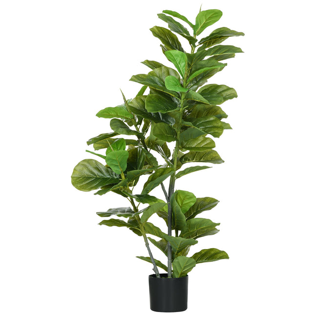 Umělý fíkus, 110 cm, 90 listů, s květináčem