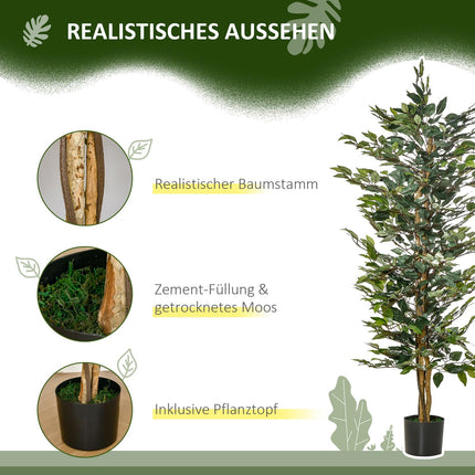 150cm artificial ficus tree for indoor/outdoor decoration