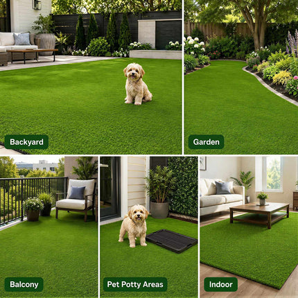 Artificial Grass Rug 5x1m, 20mm Pile, Drainage Holes