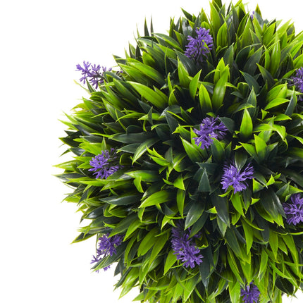 Artificial lavender plants - 60 cm, set of 2 with moss pot