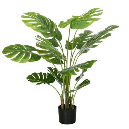 Umělá monstera 120 cm v květináči – věrná zeleň