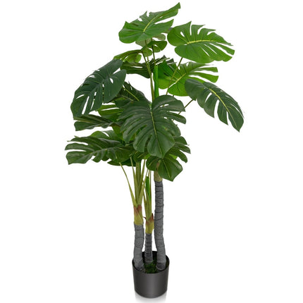 Umělá monstera, 120 cm, 20 listů, odolná