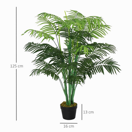 Umělá palma, 125cm, do interiéru i exteriéru, nenáročná údržba