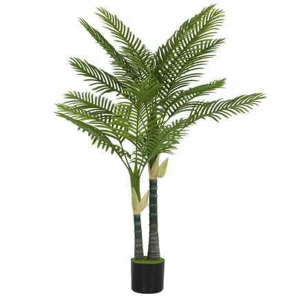 Umělá palma 150 cm, 16 listů, v květináči