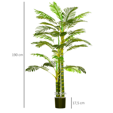 Umělá palma 190 cm – dekorativní rostlina do interiéru i exteriéru