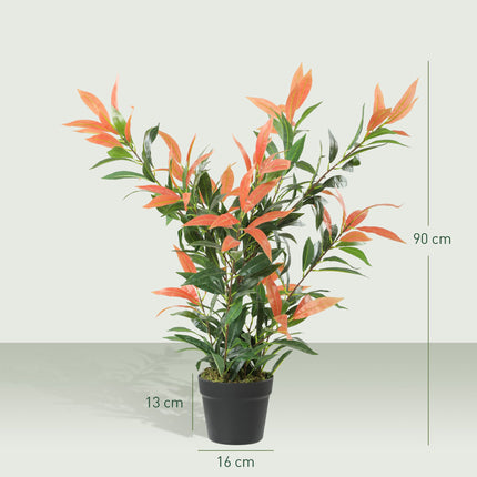 Umělá fotinie, 90 cm, 300 listů, tvarovatelné větve