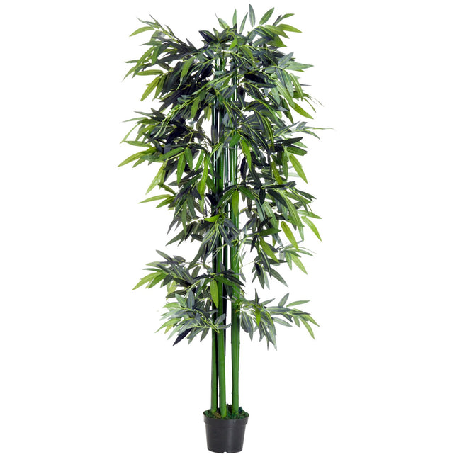 Umělý bambus v květináči – 180 cm, realistický, zelený
