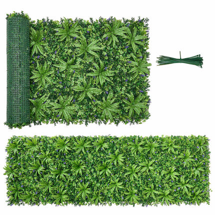 Artificial Plant Wall Panel 40x120 in, Privacy Hedge