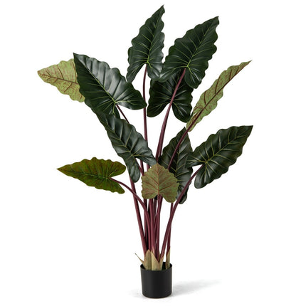 Umělé taro Rainbow, 160 cm, 11 listů