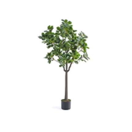 Artificial Tree with 25 Branches & Cement Pot, 140 cm