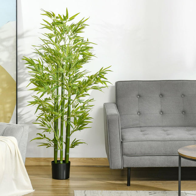 Umělý bambus, 924 listů, 150 cm, do interiéru i exteriéru