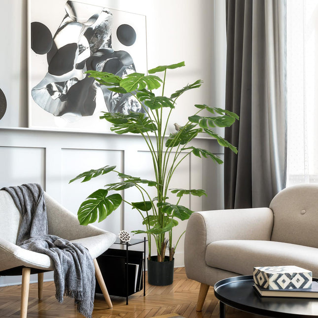 Umělá monstera, 180 cm, dekorativní pokojová rostlina