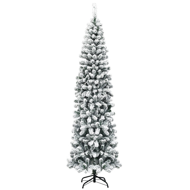 Umělý zasněžený vánoční stromek s 461 větvemi, 225 cm