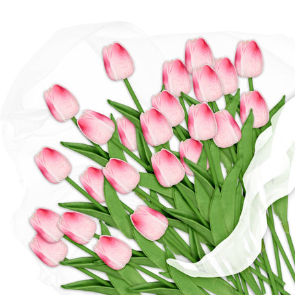 Umělé tulipány, 24 ks