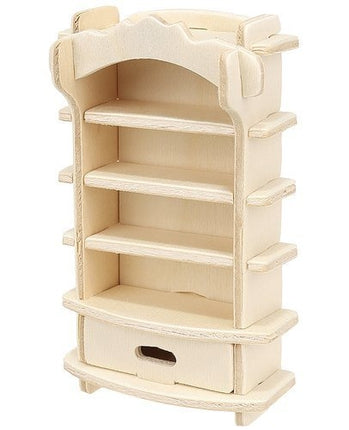 Sada dřevěného nábytku pro panenky 34 ks