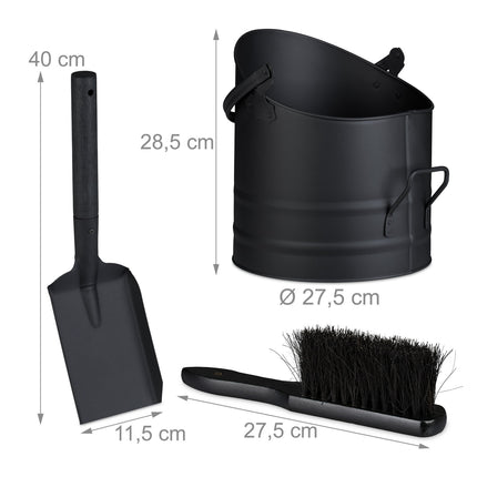 Popelník s příslušenstvím, 9.5 l
