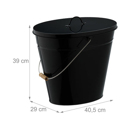 Popelník s víkem, 18.5 L