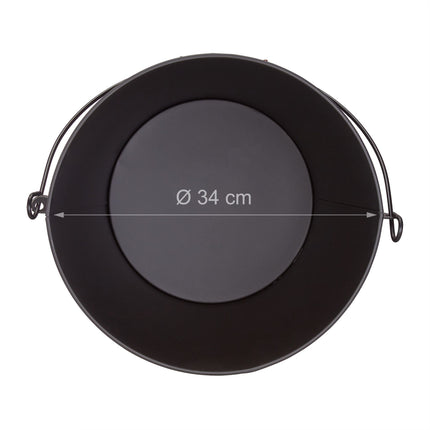 Popelník s víkem, 24 l