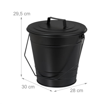 Popelník s víkem, 7 l