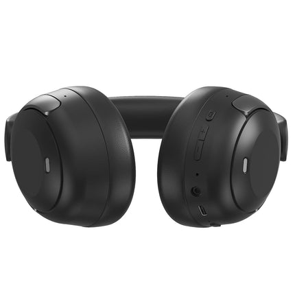 Audeeo Serene Hush Pro II Hybrid ANC Over-Ear Headphones, Bluetooth 6.0, Black