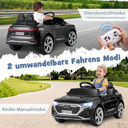 Dětské elektrické auto Audi SQ8, 12V, dálkové ovládání, černé