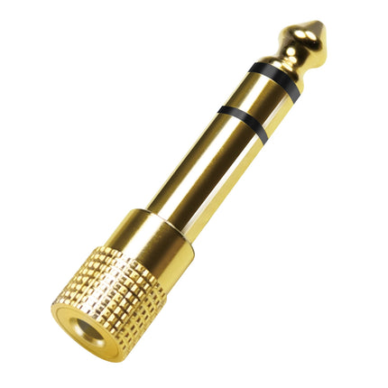 Audio adaptér 6.35mm jack na 3.5mm zdířku, pozlacený