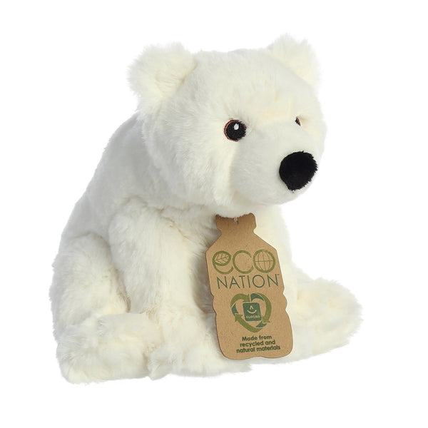 Aurora Eco Nation plyšový lední medvěd, 24 cm