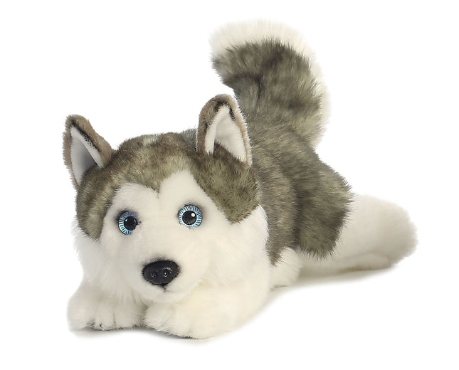 Aurora Miyoni plyšák husky (šedý), 27 cm