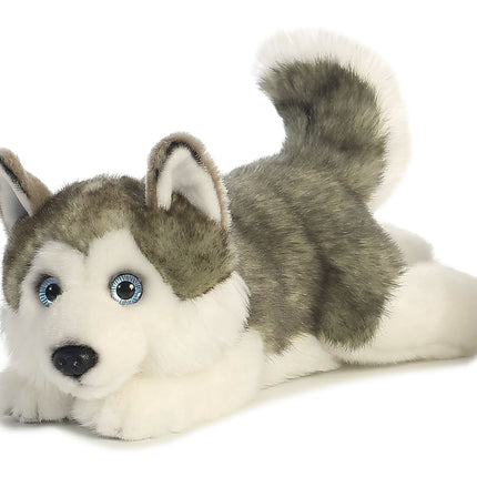 Aurora Miyoni plyšák husky (šedý), 27 cm