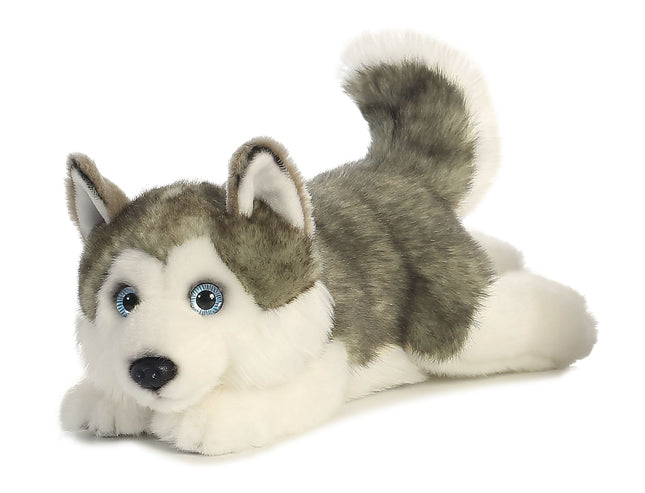 Aurora Miyoni plyšák husky (šedý), 27 cm