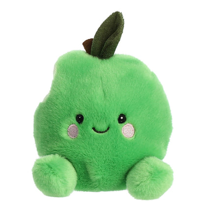 Aurora Palm Pals plyšové zelené jablko, 10 cm