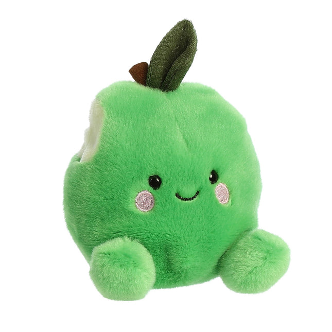 Aurora Palm Pals plyšové zelené jablko, 10 cm