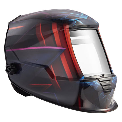 Auto-Darkening Welding Helmet – True Color, 4 Sensors, 100x80 mm