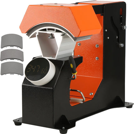 Auto Hat Heat Press 3-in-1, Digital Control, 3 Pads