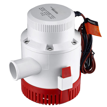 Automatic Bilge Pump 3000 GPH 12V, Float Switch, 1.6in