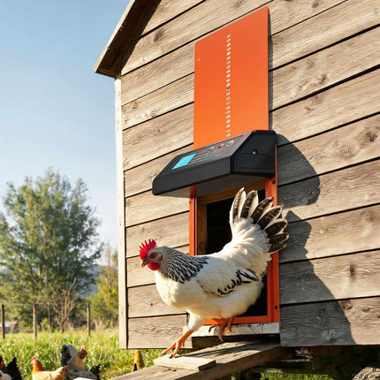 Automatic Chicken Coop Door – Battery Timer, Anti-Pinch