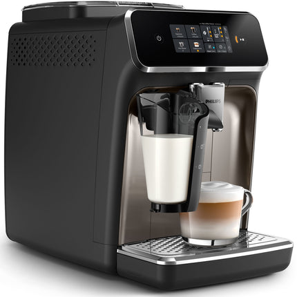 Vollautomatische Espressomaschine mit LatteGo Milchsystem, 4 Kaffeespezialitäten