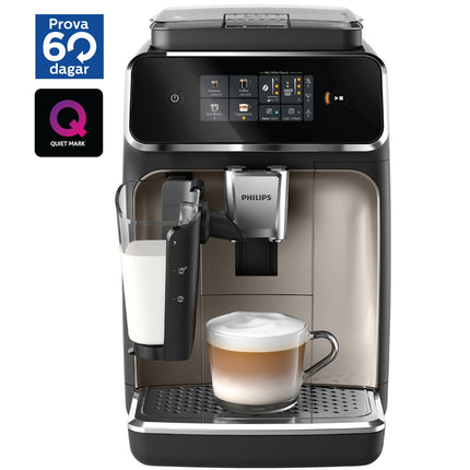 Vollautomatische Espressomaschine mit LatteGo Milchsystem, 4 Kaffeespezialitäten