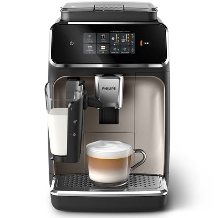 Vollautomatische Espressomaschine mit LatteGo Milchsystem, 4 Kaffeespezialitäten