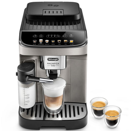 Automatický espresso kávovar s napěňovačem mléka, 7 druhů kávy