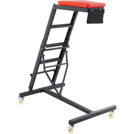 Automotive Topside Creeper, 45.7–66.3 in, 400 lb