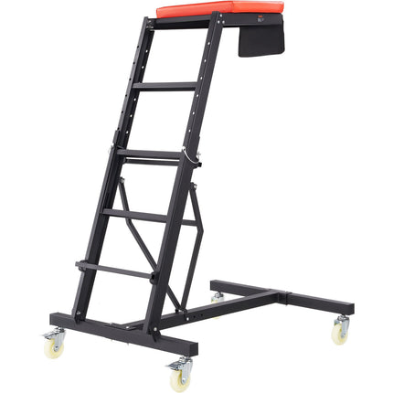 Automotive Topside Creeper, 49.6–75.6 In, 400 lb