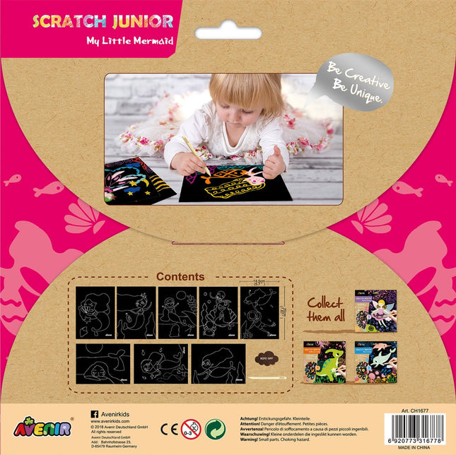 Avenir Scratch Junior Set Mijn Kleine Zeemeermin