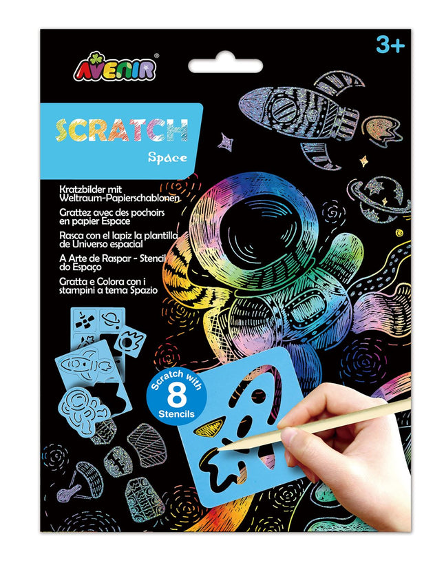 Avenir Scratch Set Met Sjabloon: Ruimte